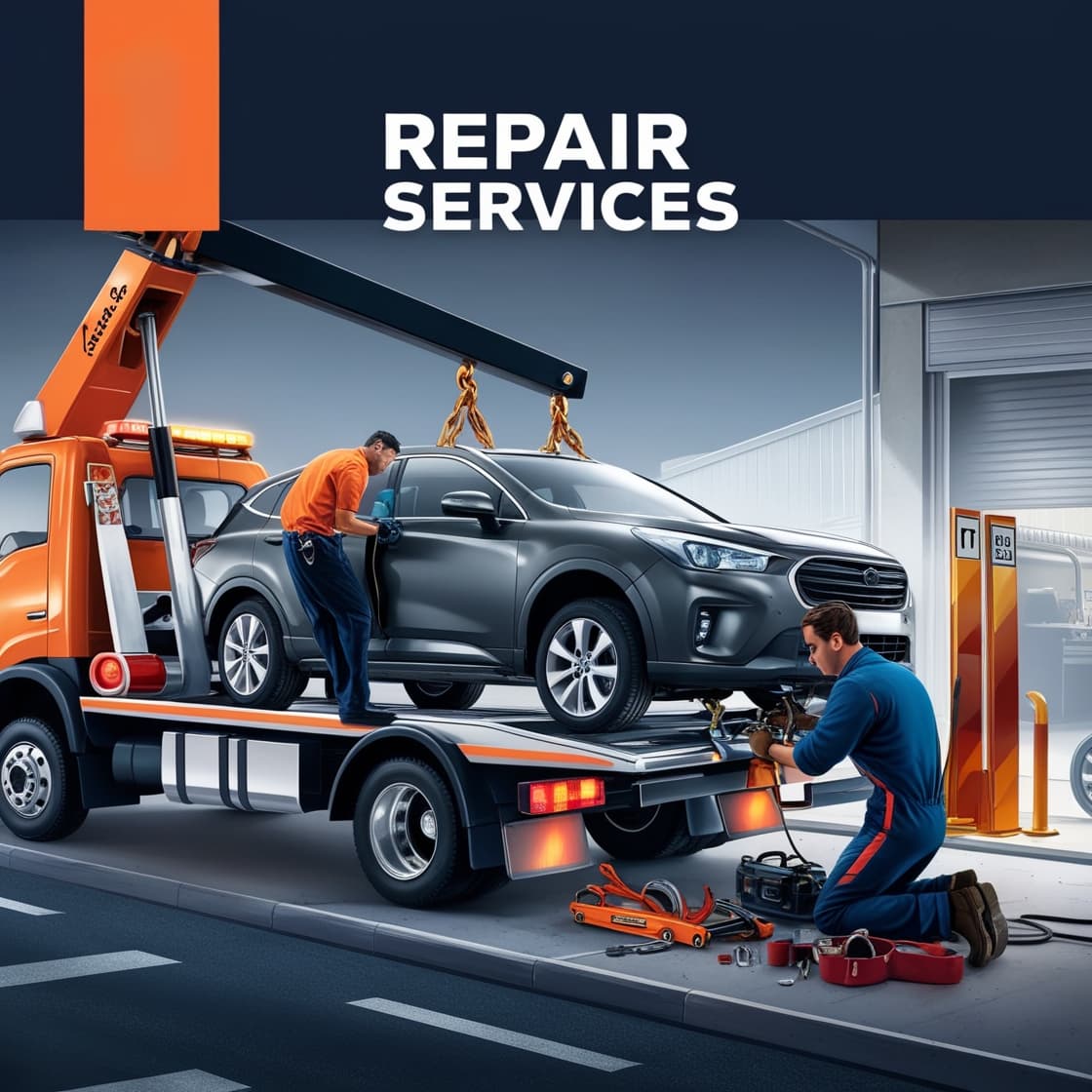 Reparación y Transporte en Grúa